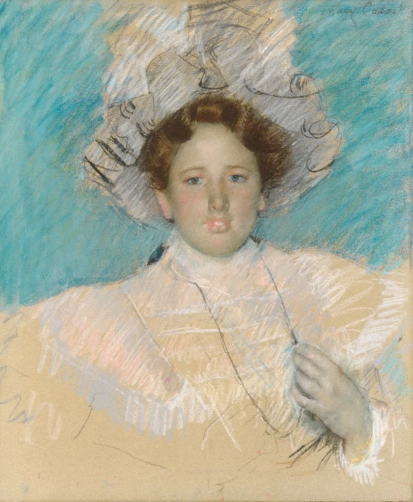 Mary Cassatt - 176, Ritratto di Adaline Havemeyer in bianco, Metropolitan Museum of Art, New York